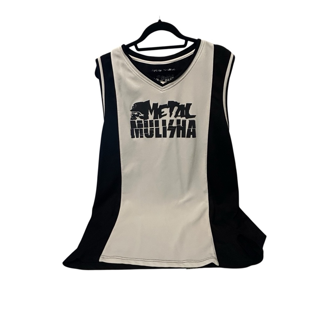 Metal Mulisha Reversible‎ Jersey XL Black White Skull Logo